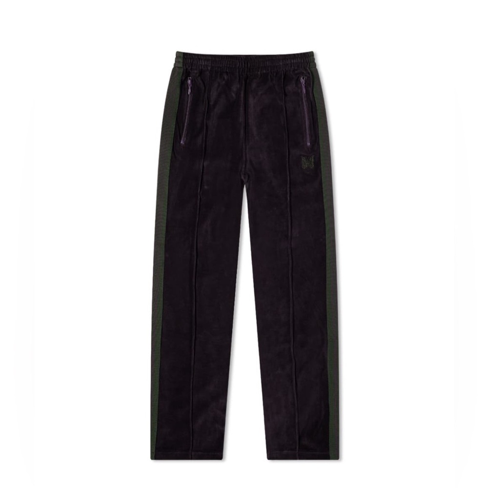 NEEDLES VELOUR NARROW TRACK PANT (UNISEX)